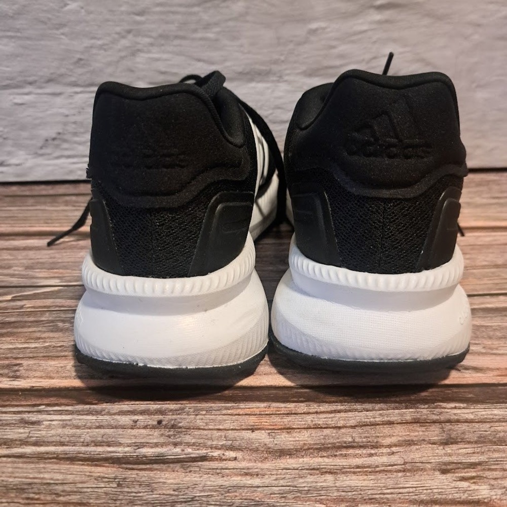 Adidas Run 60s 3.0 Sneakers Black White Cloudfoam Running Shoes Womens 6.5 - Picture 4 of 7